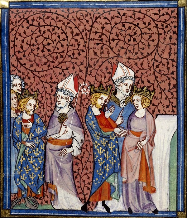 Свадьба Генриха I и Анны Ярославны  БФХ XIV в. The British Library